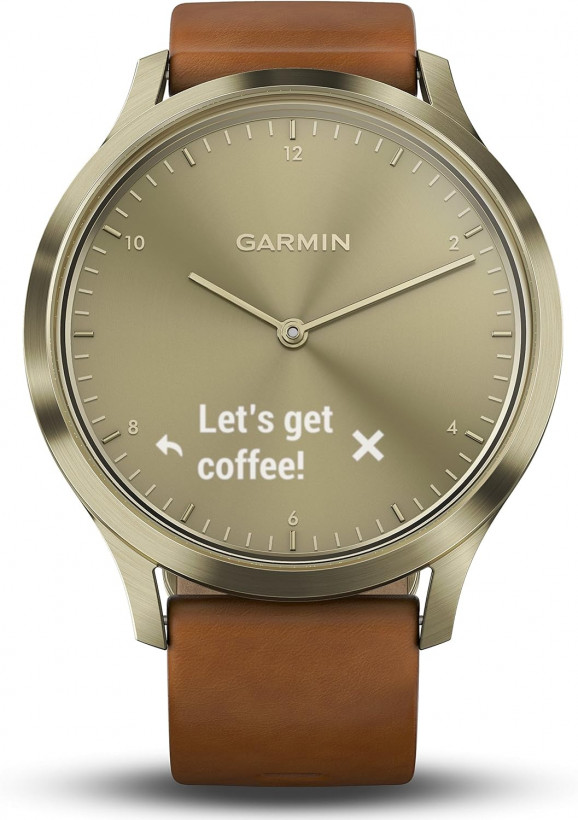 Смарт-часы Garmin Vivomove HR, E EU, Premium, Gold-Gold (010-01850-25)  Фото №1