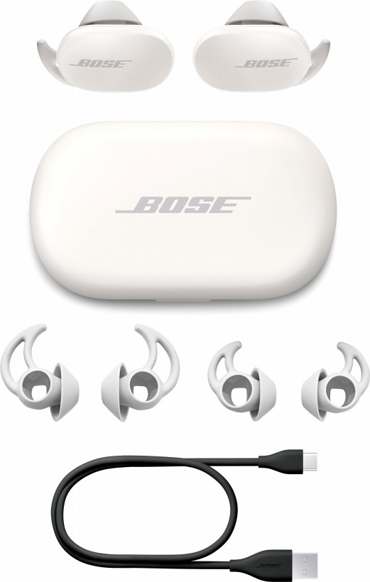 Навушники TWS Bose QuietComfort Earbuds Soapstone (831262-0020)  Фото №3