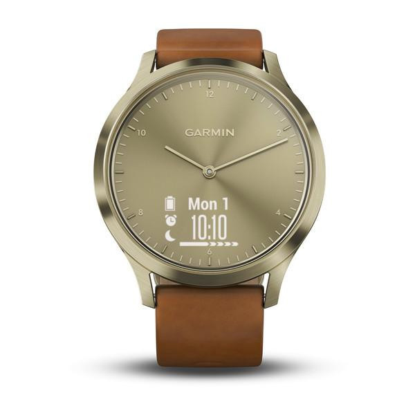 Смарт-часы Garmin Vivomove Hr Premium Gold Aktivitt Tracker S/M Gre 010-01850-05  Фото №0