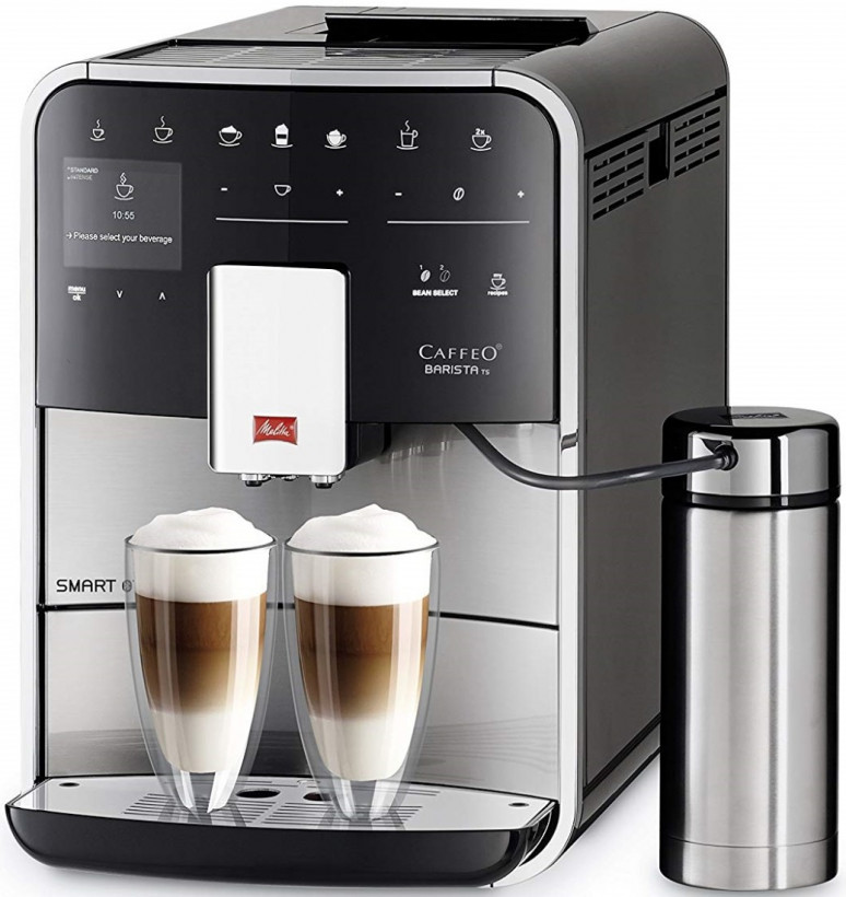 Кавомашина автоматична Melitta Caffeo Barista TS Smart stainless steel F86/0-100  Фото №1