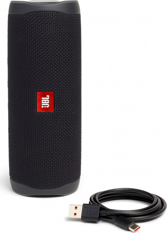 Портативная колонка JBL Flip 5 Black (JBLFLIP5BLK)  Фото №2