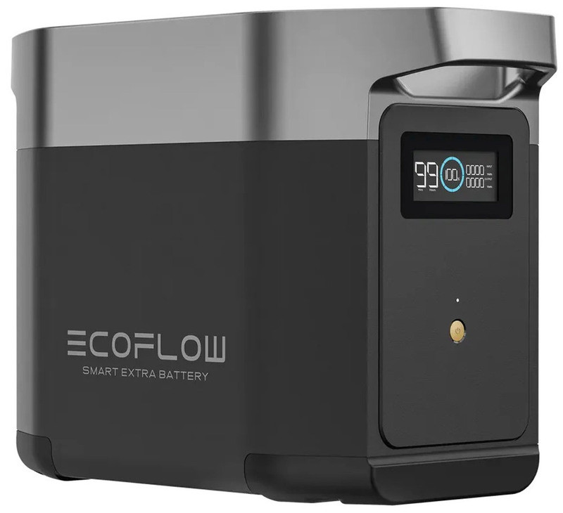 Додаткова батарея для зарядної станції EcoFlow DELTA 2 Extra Battery (ZMR330EB, EFD330-EB)  Фото №0