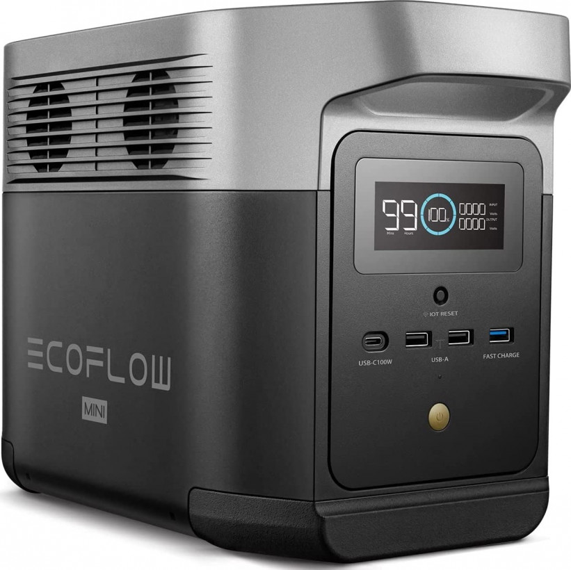 Зарядна станція із сонячною батареєю EcoFlow DELTA Mini (DELTAmini-EU)  Фото №0