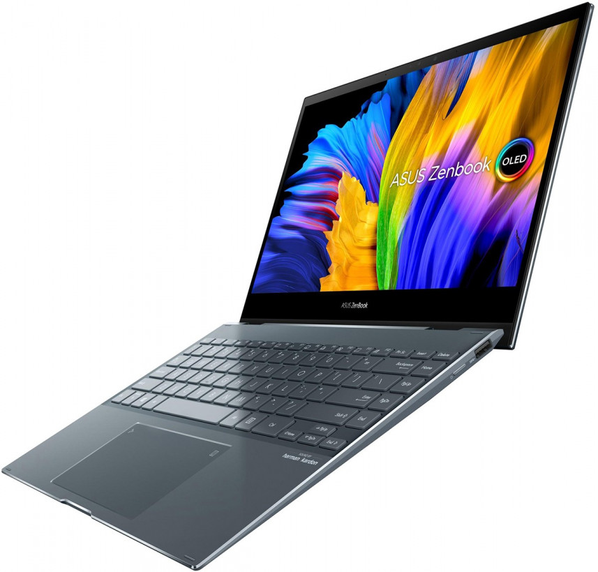 Ноутбук ASUS ZenBook Flip 13 UX363EA Pine Grey (UX363EA-AS74T)  Фото №1