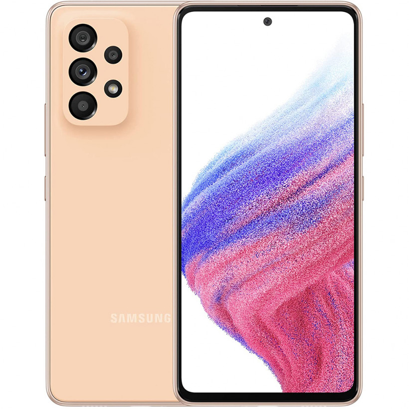 Смартфон Samsung Galaxy A53 5G 6/128GB Peach (SM-A536BZON)  Фото №0