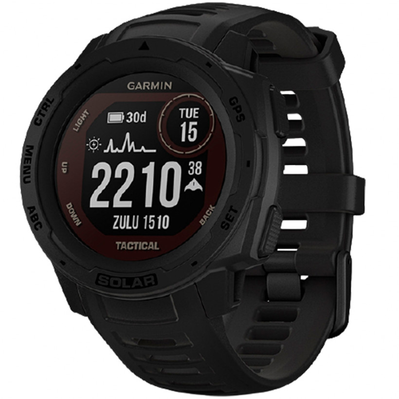 Смарт-часы Garmin Instinct Solar Tactical Edition Black (010-02293-03/010-02293-13)