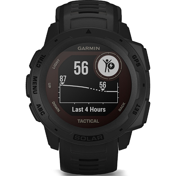 Смарт-часы Garmin Instinct Solar Tactical Edition Black (010-02293-03/010-02293-13)  Фото №3