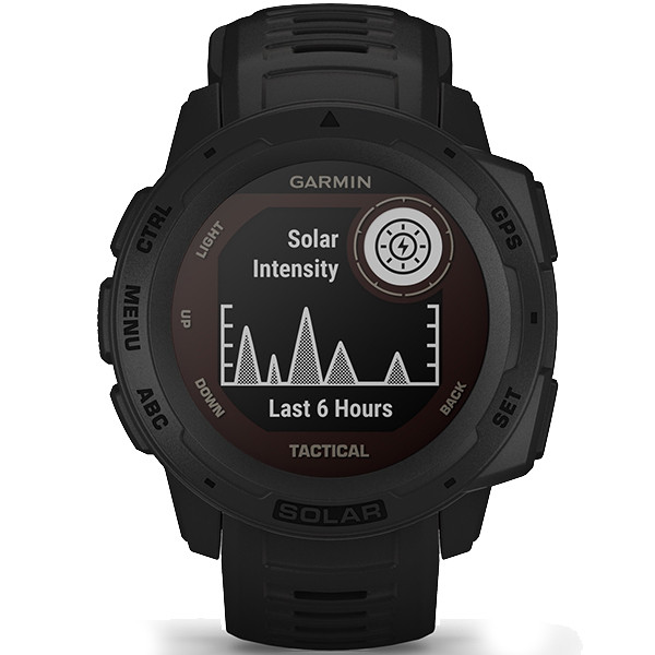 Смарт-часы Garmin Instinct Solar Tactical Edition Black (010-02293-03/010-02293-13)  Фото №4