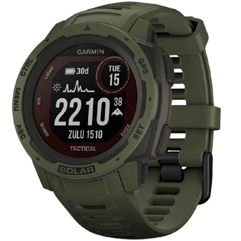 Смарт-часы Garmin Instinct Solar Tactical Edition Moss (010-02293-04)