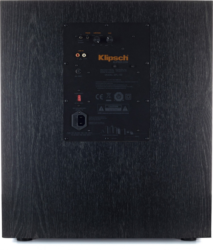 Сабвуфер активний Klipsch SPL-150 Black  Фото №1