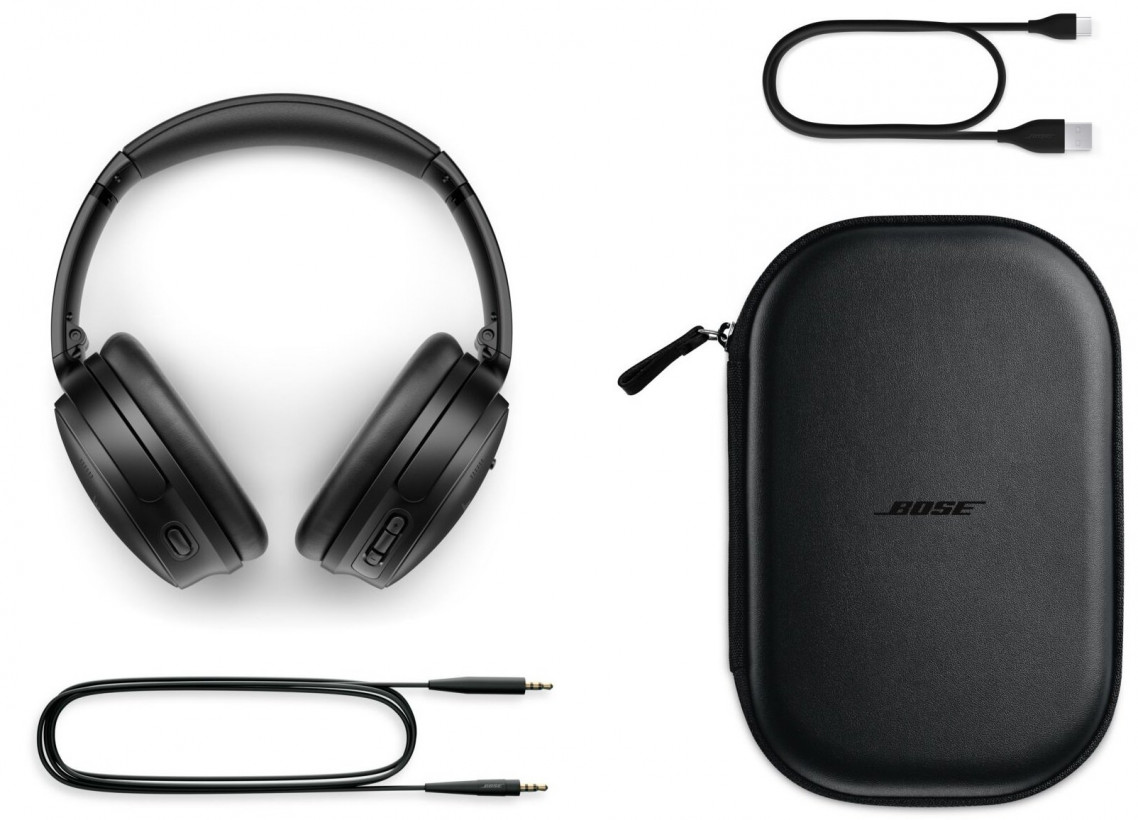 Навушники з мікрофоном Bose QuietComfort 45 Black (866724-0100)  Фото №9