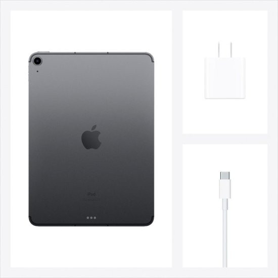 Планшет Apple iPad Air 2020 Wi-Fi 64GB Space Gray (MYFM2)  Фото №1