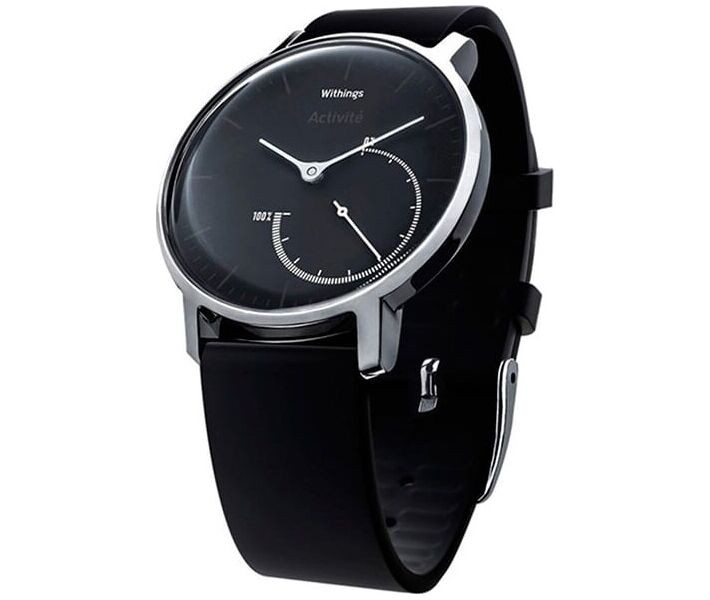 Смарт-годинник Withings Steel 36mm Activity &amp; Sleep Watch Black (HWA01-Steel-Black)  Фото №1