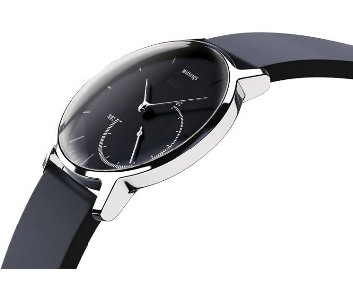 Смарт-годинник Withings Steel 36mm Activity &amp; Sleep Watch Black (HWA01-Steel-Black)  Фото №2