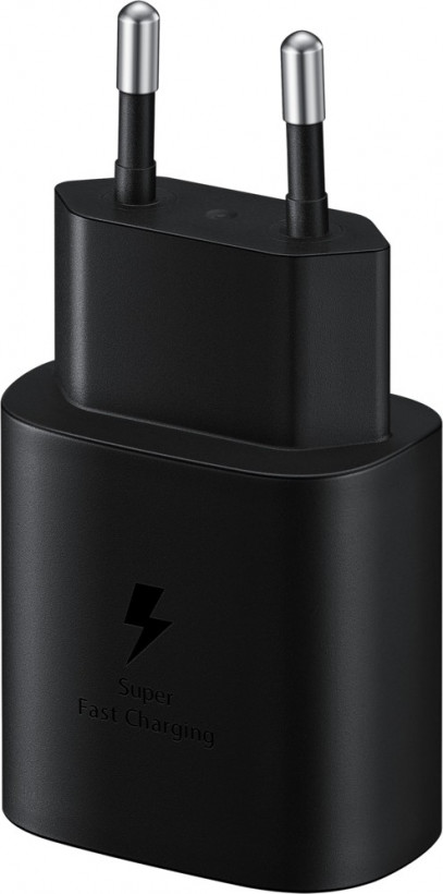 Сетевое зарядное устройство Samsung USB-C Wall Charger with Cable USB-C 25W Black (EP-TA800XBEGRU)  Фото №1