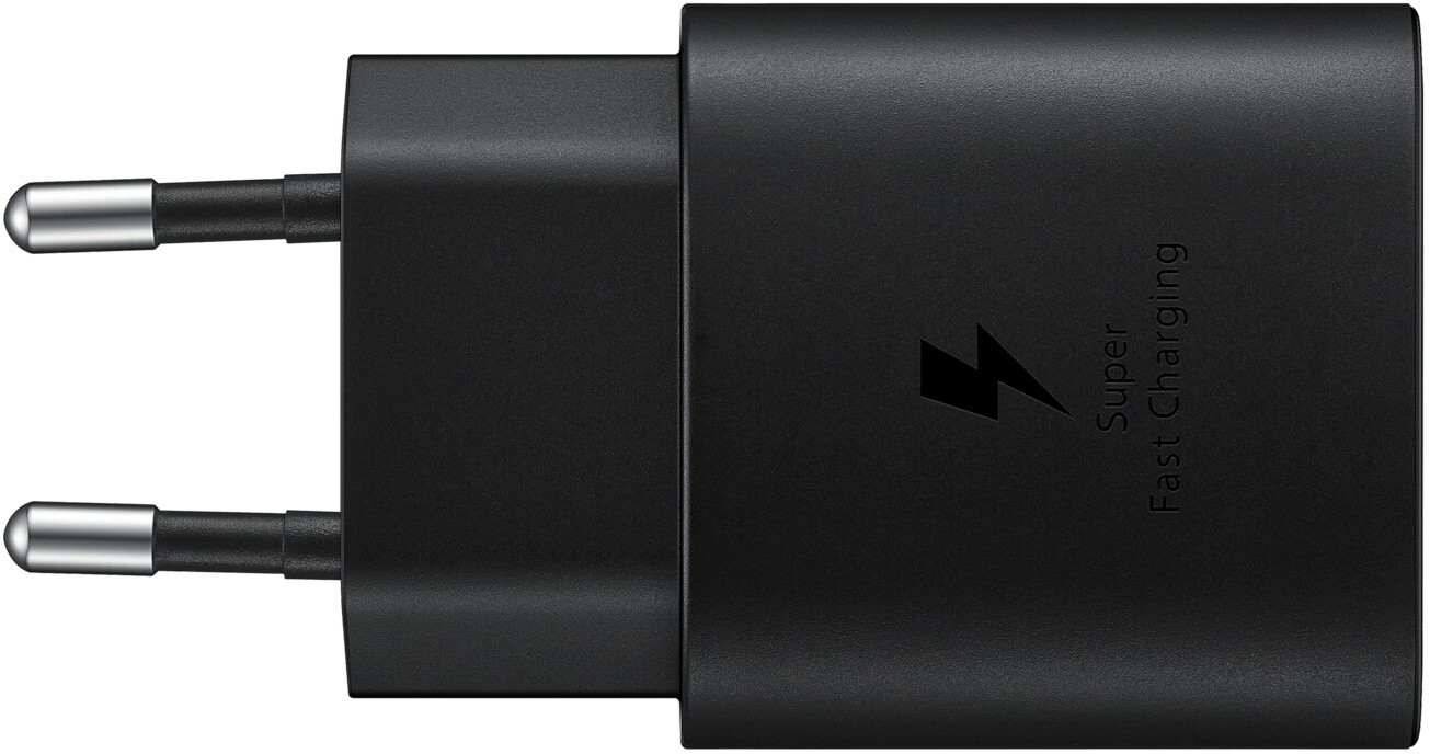 Сетевое зарядное устройство Samsung USB-C Wall Charger with Cable USB-C 25W Black (EP-TA800XBEGRU)  Фото №2