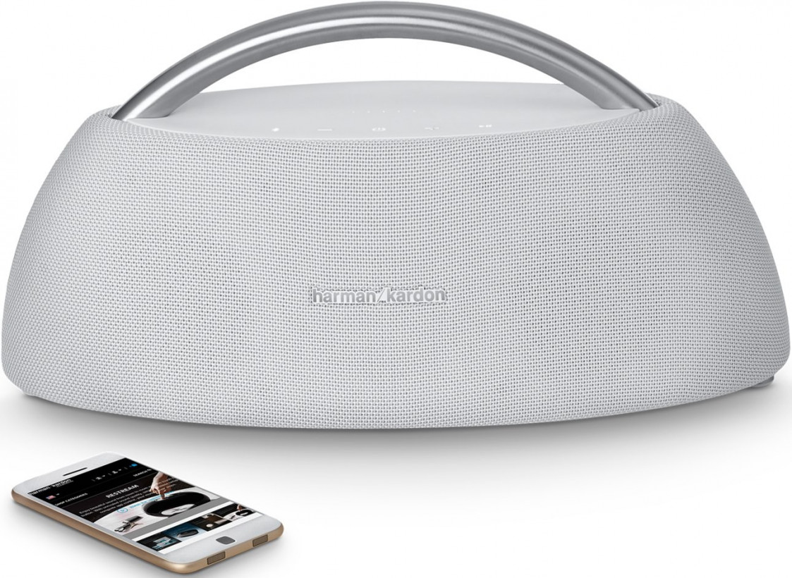 Портативна колонка Harman/Kardon Go+Play Mini White (HKGOPLAYMINIWHT)  Фото №4