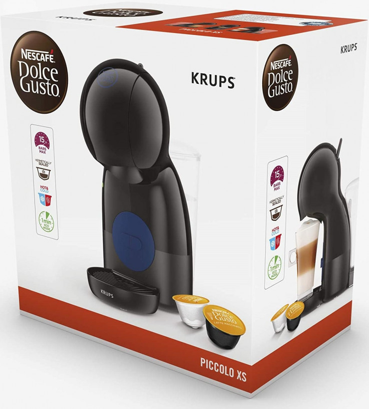 Капсульная кофеварка эспрессо Krups Nescafe Dolce Gusto Piccolo XS black KP1A0831  Фото №4