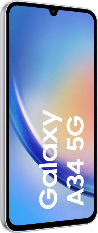 Смартфон Samsung Galaxy A34 5G 6/128GB Silver (SM-A346EZSA)