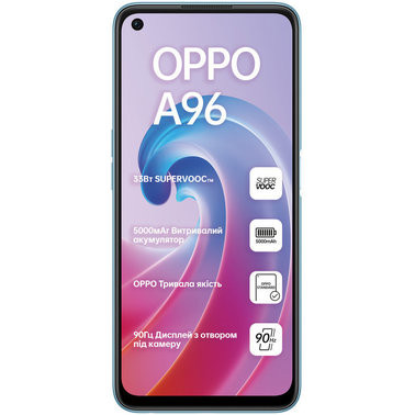 Смартфон OPPO A96 8/128GB Sunset Blue  Фото №0