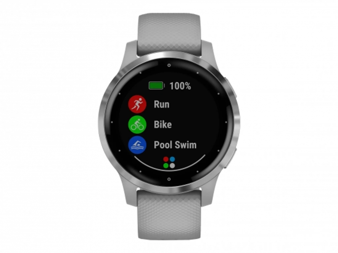 Смарт-часы Garmin vivoactive 4S Powder Gray/Silver (010-02172-03/010-02172-01)  Фото №6