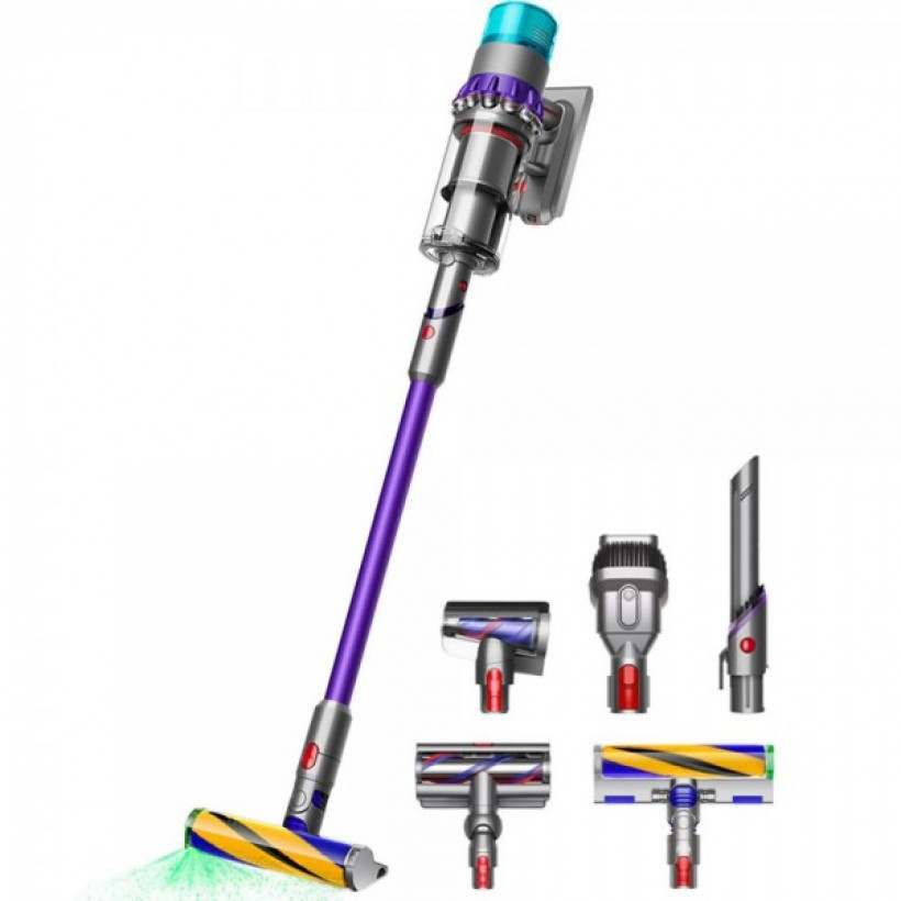 Пилосос 2в1 (вертикальний + ручний) Dyson Gen5detect Absolute Nickel/Purple (446989-01)