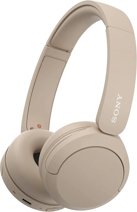 Навушники з мікрофоном Sony WH-CH520 Beige (WHCH520C.CE7)  Фото №1