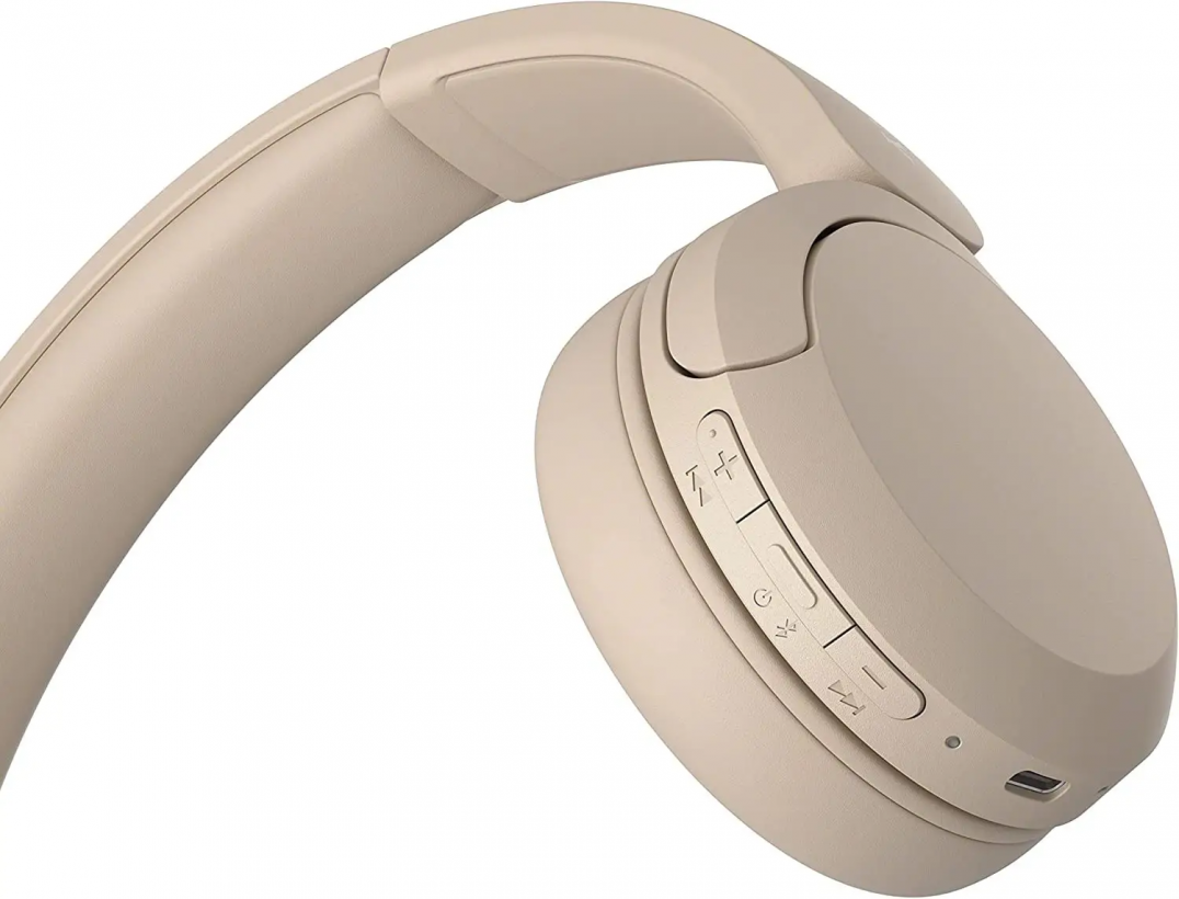 Навушники з мікрофоном Sony WH-CH520 Beige (WHCH520C.CE7)  Фото №2