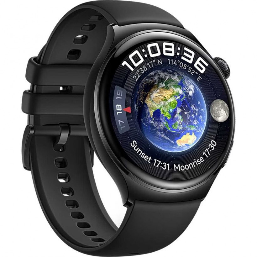 Смарт-часы HUAWEI Watch 4 Black ARC-L00 (55020AMN)  Фото №1