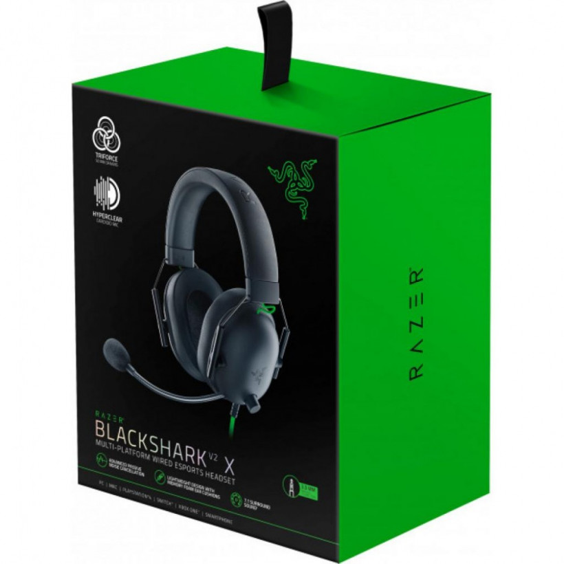 Наушники Razer Blackshark V2 X Black (RZ04-03240100-R3M1)  Фото №4