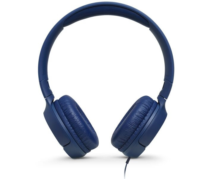 Наушники с микрофоном JBL T500 Blue (JBLT500BLU)  Фото №0