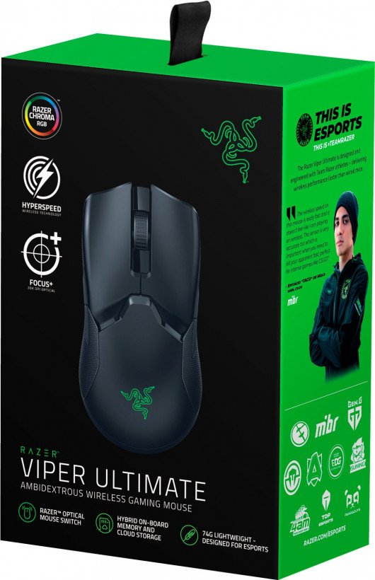 Мышь RAZER Viper Ultimate Wireless (RZ01-03050200-R3G1)  Фото №4