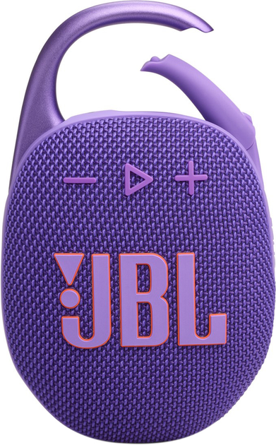 Портативна колонка JBL Clip 5 Purple (JBLCLIP5PUR)