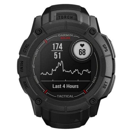 Смарт-годинник Garmin Instinct 2X Solar - Tactical Edition Black (010-02805-13/03/74)  Фото №1