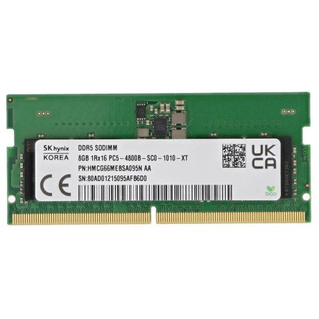 Модуль пам&#039;яті SKhynix DDR5 16GB (2x8GB) SK Hynix 5600MHz Sodimm (HMCG66AGBSA095N)