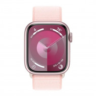 Смарт-годинник Apple Watch Series 9 GPS 41mm Pink Aluminum Case with Light Pink Sport Loop (MR953) 