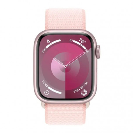 Смарт-годинник Apple Watch Series 9 GPS 41mm Pink Aluminum Case with Light Pink Sport Loop (MR953)