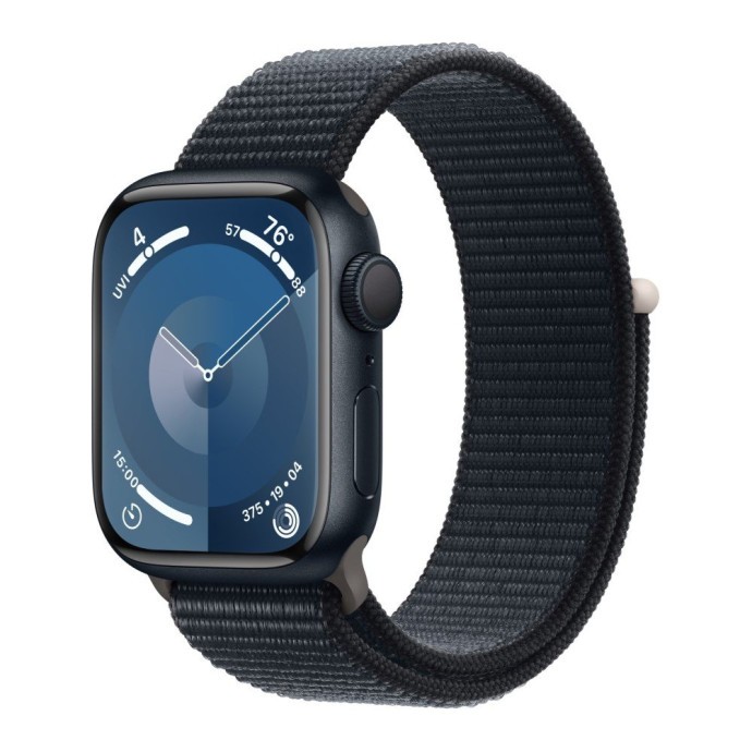Смарт-часы Apple Watch Series 9 GPS 41mm Midnight Aluminum Case with Midnight Sport Loop (MR8Y3)  Фото №2
