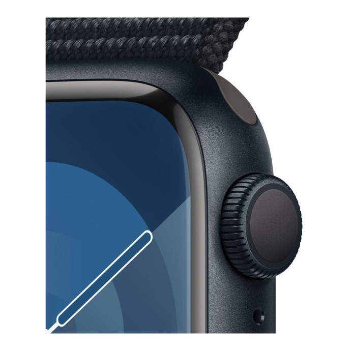 Смарт-часы Apple Watch Series 9 GPS 41mm Midnight Aluminum Case with Midnight Sport Loop (MR8Y3)  Фото №3