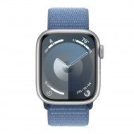 Смарт-годинник Apple Watch Series 9 GPS 41mm Silver Aluminum Case with Winter Blue Sport Loop (MR923)