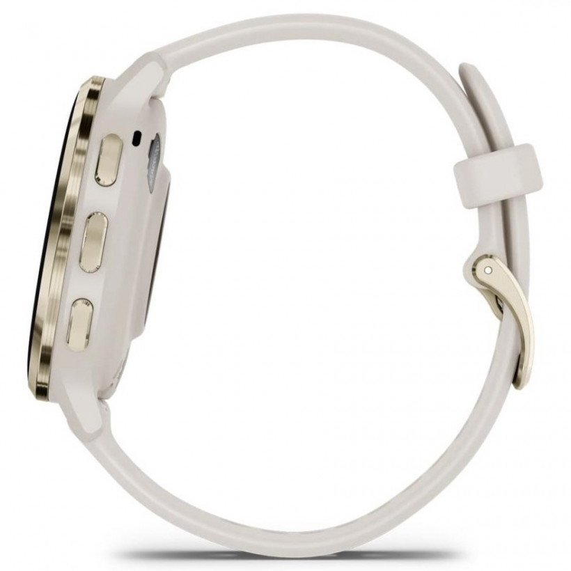 Смарт-годинник Garmin Venu 3S Soft Gold S. Steel Bezel with Ivory Case and S. Band (010-02785-04)  Фото №4