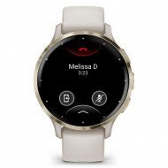 Смарт-годинник Garmin Venu 3S Soft Gold S. Steel Bezel with Ivory Case and S. Band (010-02785-04) 