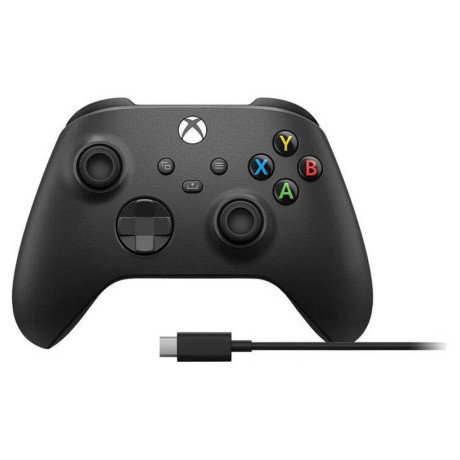 Геймпад Microsoft Xbox Series X S Wireless Controller S Wireless Controller Carbon Black + USB Cable (XOA-0010, 1V8-0000)  Фото №1