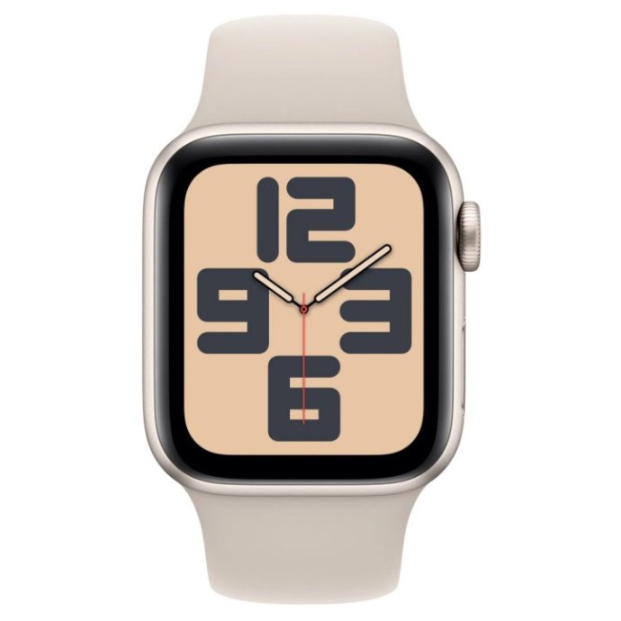Смарт-часы Apple Watch SE 2 GPS 40mm Starlight Aluminium Case with Starlight Sport Band S/M (MR9U3)  Фото №0