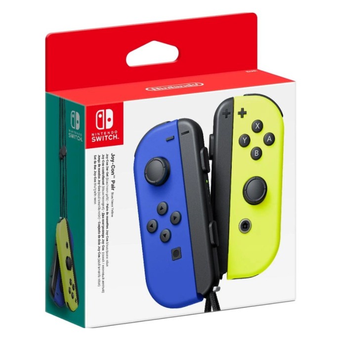 Геймпад Nintendo Joy-Con Pair Blue Yellow (45496431303)  Фото №5