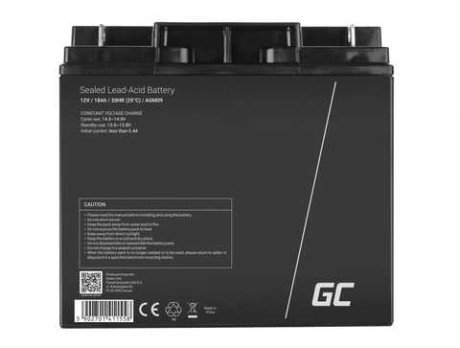 Аккумулятор для ИБП Green Cell AGM09 12V 18AH  Фото №1