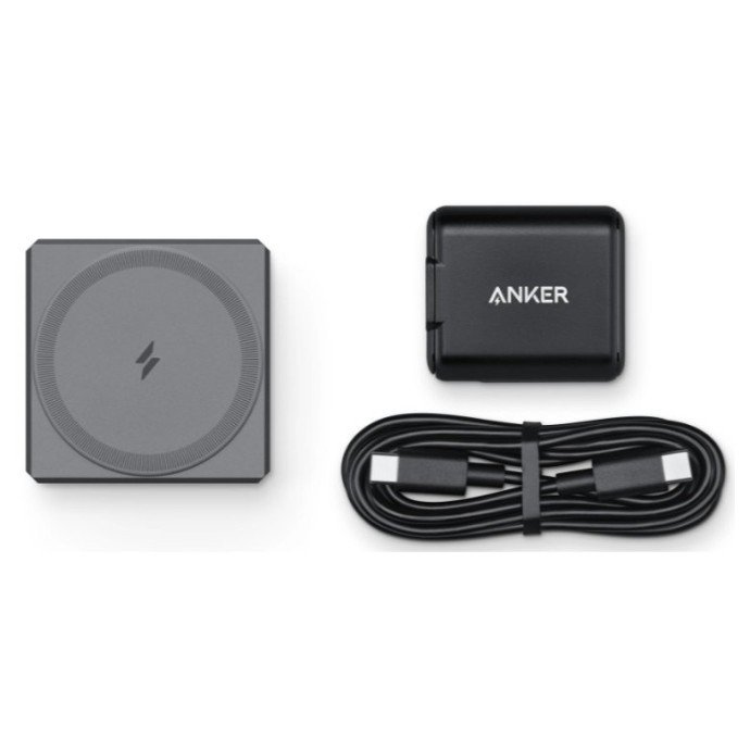 Док-станція Anker 3-in-1 Cube with MagSafe (Y1811JA1)  Фото №4