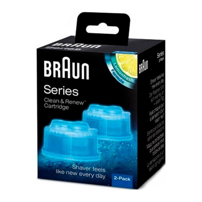 Картридж для очищення бритви Braun CCR2 Clean &amp; Renew  Фото №0