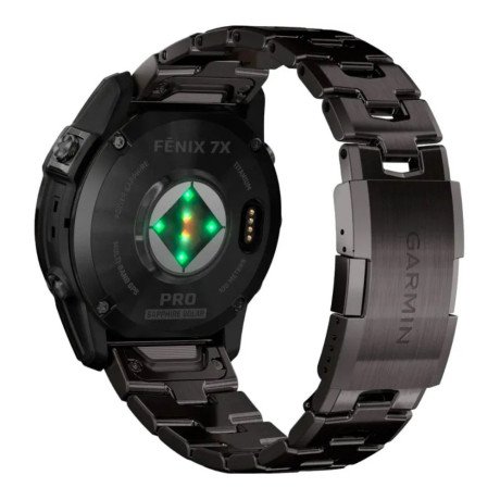 Смарт-годинник Garmin Fenix 7X Pro Sapphire Solar Carbon G. DLC Tit. with Vented Tit. Bracelet (010-02778-30)  Фото №2