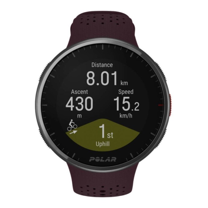 Спортивний годинник Polar Pacer Pro Autumn Maroon (900102182)  Фото №0